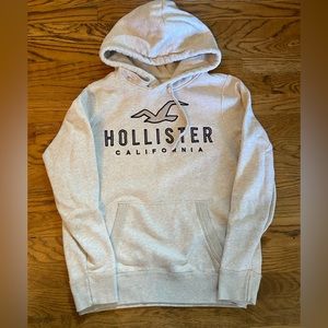 Hollister unisex XS oatmeal hoodie. Fabulous condition !